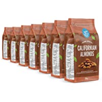Los mejores  - Marca Amazon - Happy Belly Almendras enteras- 7 x 200gr